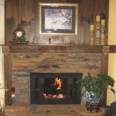 Prefabricated Wood Burning Fireplace